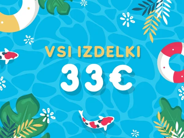 Vsi izdelki samo 33€